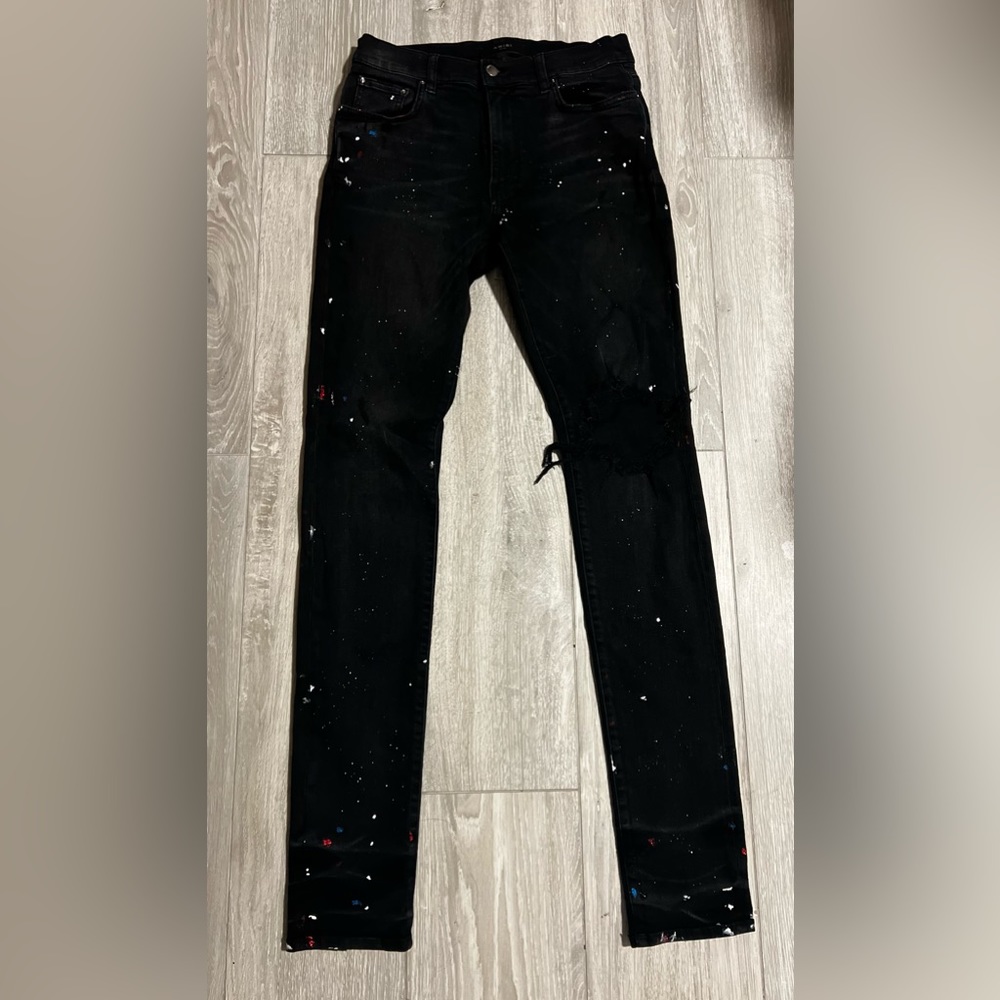 Painter distressed skinny jeans